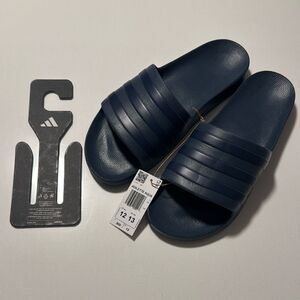 Adidas Slides Mens 12 Adilette Aqua Blue